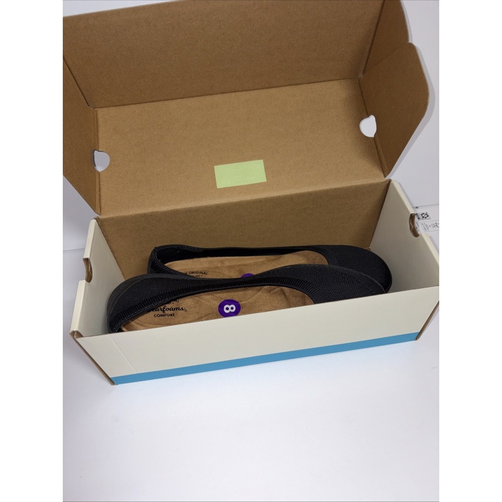 NWB The Original‎ Dearfoams Comfort Women's Slip-On Flats Shoes Black Size 8